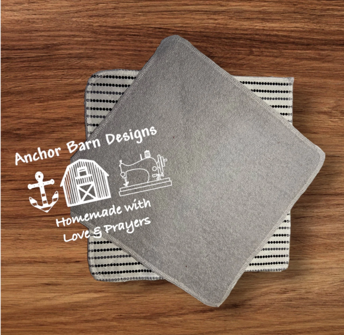 Reusable Cotton & Terry Cloth Dishcloths - 011